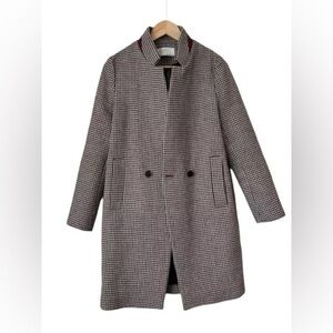 Zara women’s tailored checkered coat